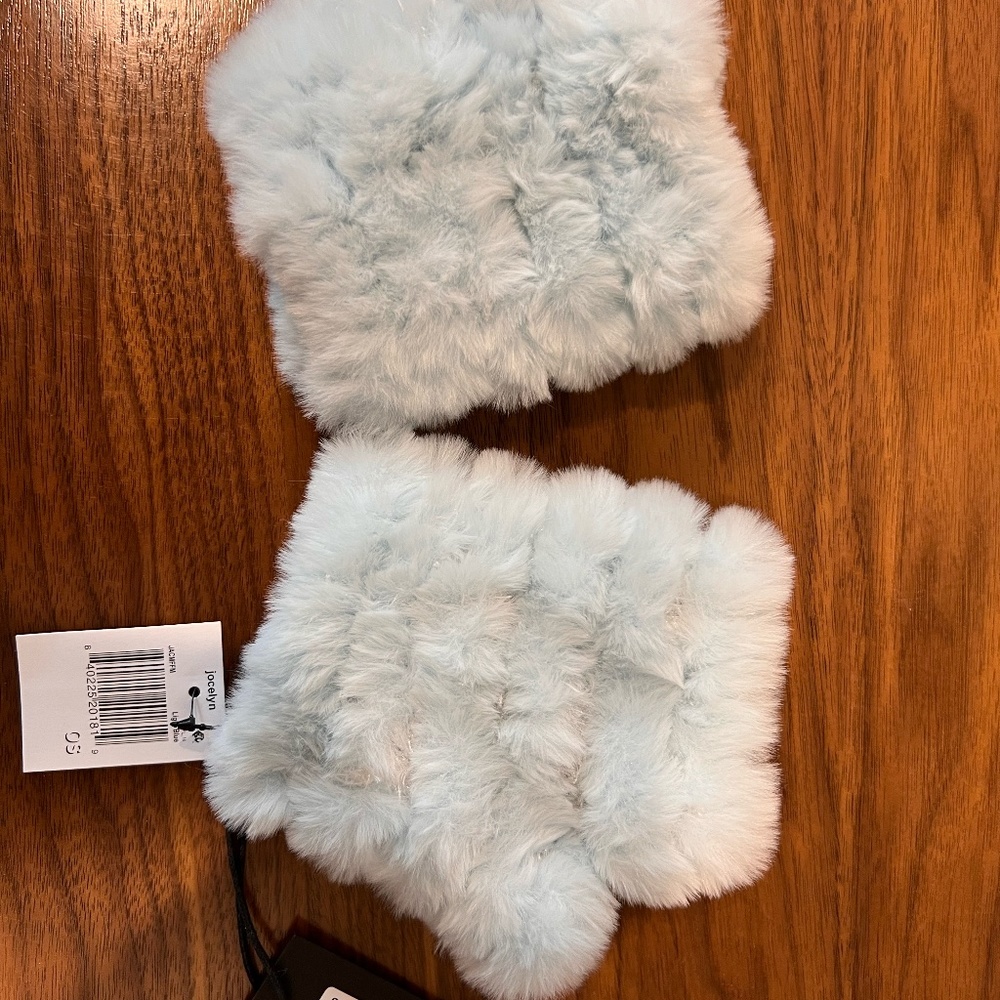 NWT Jocelyn Classic Mandy Mittens Light Blue